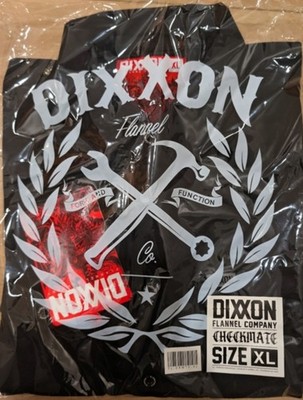 Dixxon Men's XL Checkmate flannel LIMITED EDITION RARE