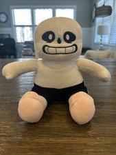 UNDERTALE ANIME SANS PLUSH STUFFED CHARACTER ANIMAL 8" SITTING SKELETON 2016 TOY