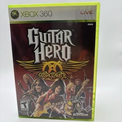 Guitar Hero Aerosmith (Microsoft Xbox 360) Authentic, Complete