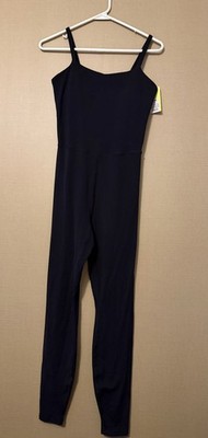 All in Motion Women s Sleeveless Athletic Jumpsuit Cutout Black Size S