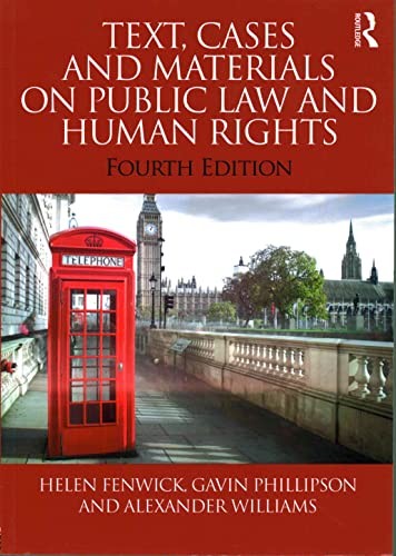 Text, Cases and Materials on Public Law and Human Rights,Helen F