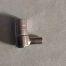 SMB RIGHT ANGLE COAXIAL CRIMP PLUG  (FEMALE) FOR RG316/ RG174U 50 OHM N.O.S.