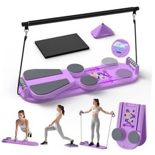Portable Pilates Reformer Board, Professional Foldable Multi Pilates Board S