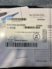 Corning CCH-CS24-A9-P00RE Type LC Duplex 24 F Pigtailed Splice Cassette OS2