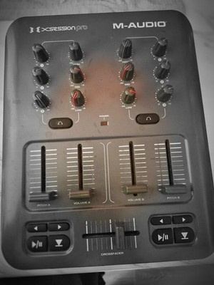 M-Audio X-session Pro DJ Midi Mixer Controller, no power cord