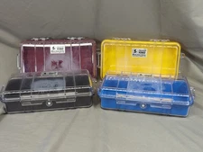 Pelican 1060 Micro Case Waterproof Crush Proof Phone Camera Go Pro $13ea