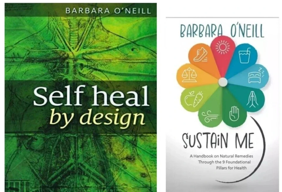 Self Heal By Design and Sustain Me Barbara O Neill A Handbook 2 book set