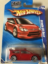 Hot Wheels 2010 Citroen C4 Rally Import Racer Red All Stars Combine Ship