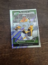 2021-22 Upper Deck Parkhurst Hockey Philip Tomasino Nashville Predators MISCUT