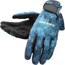 Cressi Tropical 2mm Gloves, Blue Hunter, M USW022502
