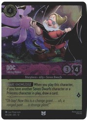 Disney Lorcana TCG Doc - Taking Notes 40/204 Foil Wilds Unknown