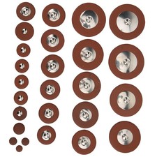 26pcs Multi Size Sax Leather Pads Replacement Set For Alto Saxophone Fit