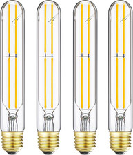 T10 Tubular Light Bulb 5000K Daylight,Dimmable E26 LED Bulb 6W 60 Watts Edison