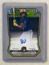 2026 Bowman Chrome Brailyn Antunez 1st Prospect Auto CPA-BA Brewers