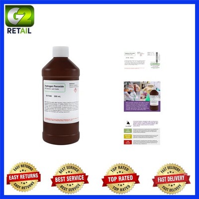 High-Quality 6% Hydrogen Peroxide 500mL Bottle - Versatile Chemical for Labs