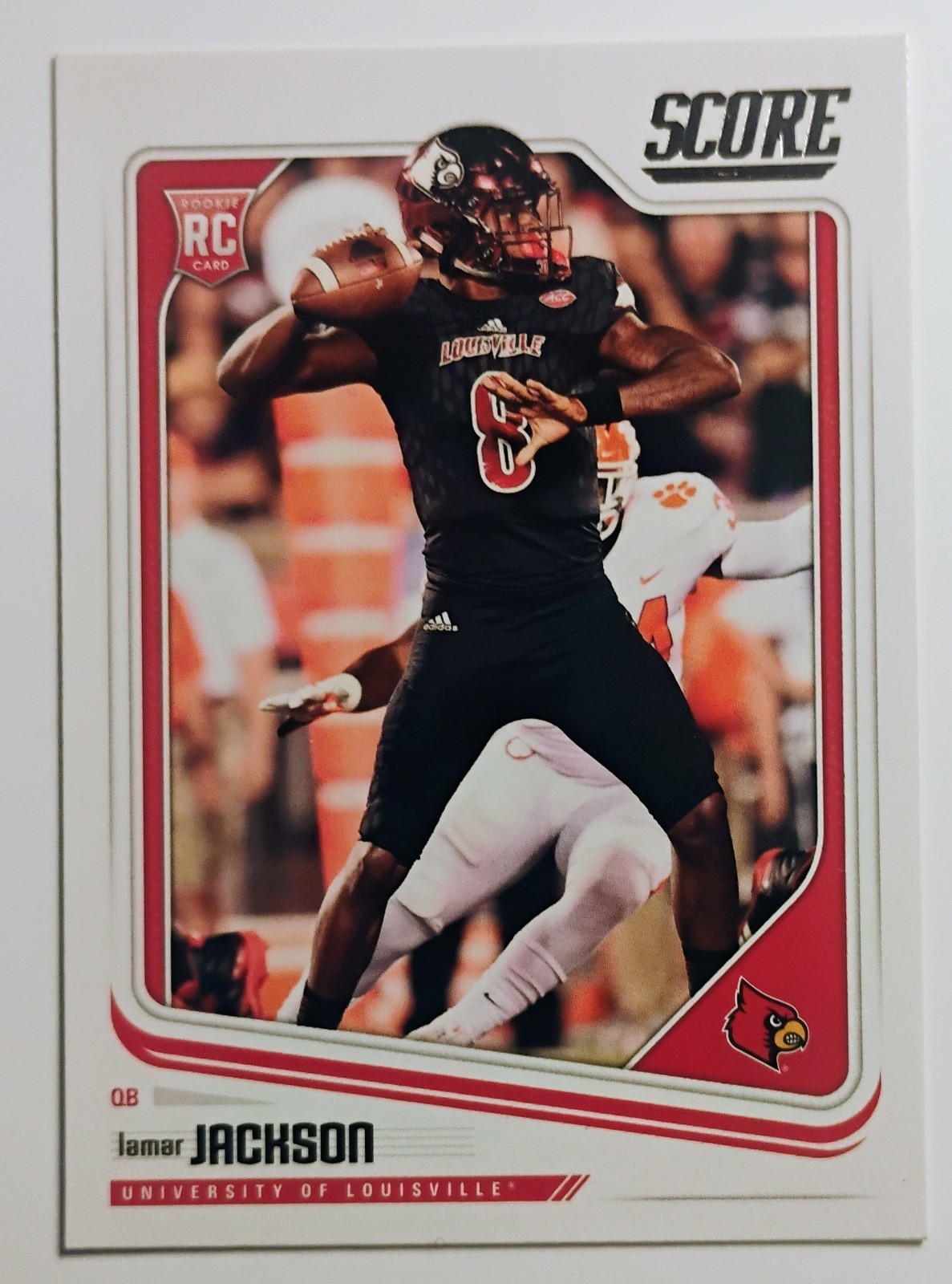 LAMAR JACKSON 2018 Panini Score Football Rookie RC Card #352