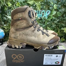 Zamberlan 4014 Lynx MID GTX  RR BOA Vibram 3D Camo Hydronic Brown Men 10