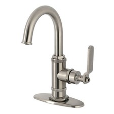 Kingston Brass KSD221.KL Whitaker 1.2 GPM 1 Hole Bathroom Faucet - Nickel