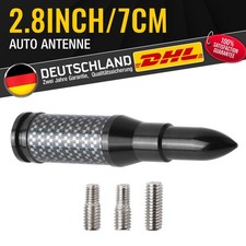 Auto Antenne 7cm Stabantenne Dachantenne Schwarz Für VW Audi BMW Skoda Ford NEU