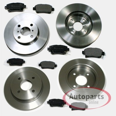 Bremsen Set Ø 272 mm + Ø 259 mm + Beläge vorne hinten für Suzuki Swift IV