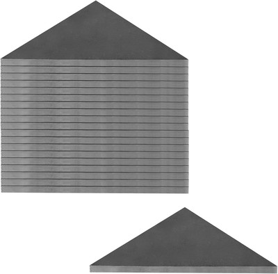 20 PCS Steel Plate Gussets 3'' x x 3''x3''x1/8'', Dark Gray 