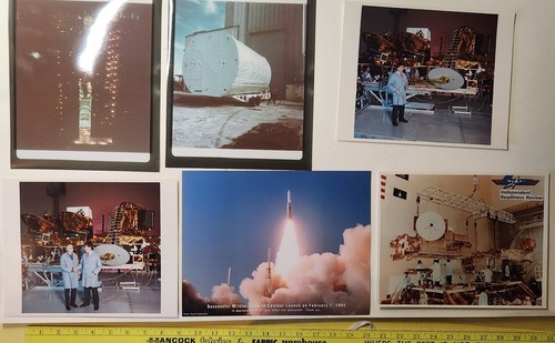 6 Lockheed Missiles Space Photos/ Ad Milstar Military Satellite Rocket