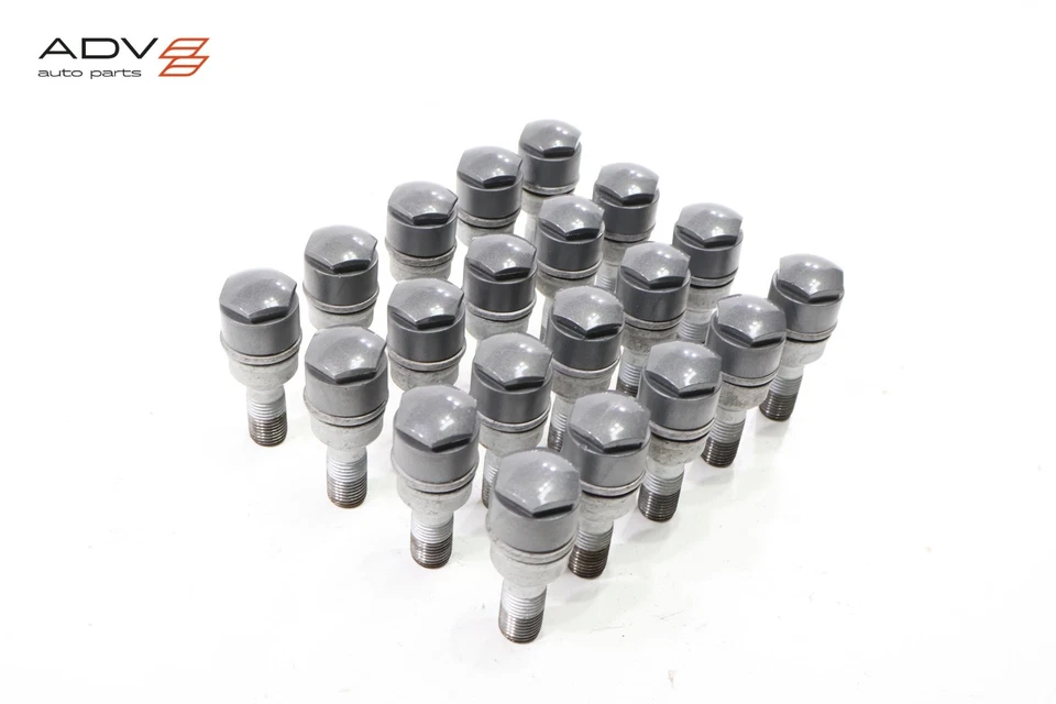 2018 - 2025 AUDI Q5 SQ5 WHEEL RIM LUG NUT BOLT BOLTS W/ COVER CAP OEM -SET- - Image 2 of 4