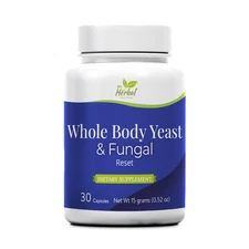Whole Body Yeast & Fungal Reset – Gut & Microbiome Support Formula – Herbal