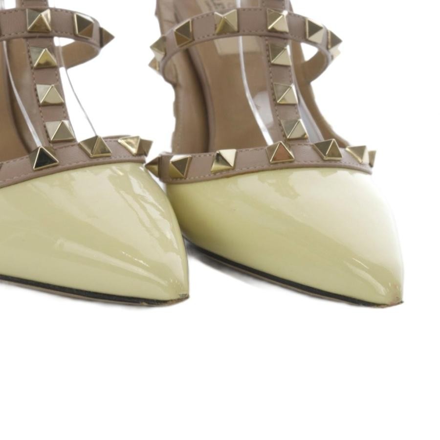 Valentino Garavani Pumps Heel Studded Leather Ivory EU36.5/US6.5 116207c thumbnail 17