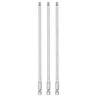"3Pcs Kugelkopf-Innensechskant-Schraubendreher-Bit 4Mm 1/4\" Sechskantschaft 200Mm"