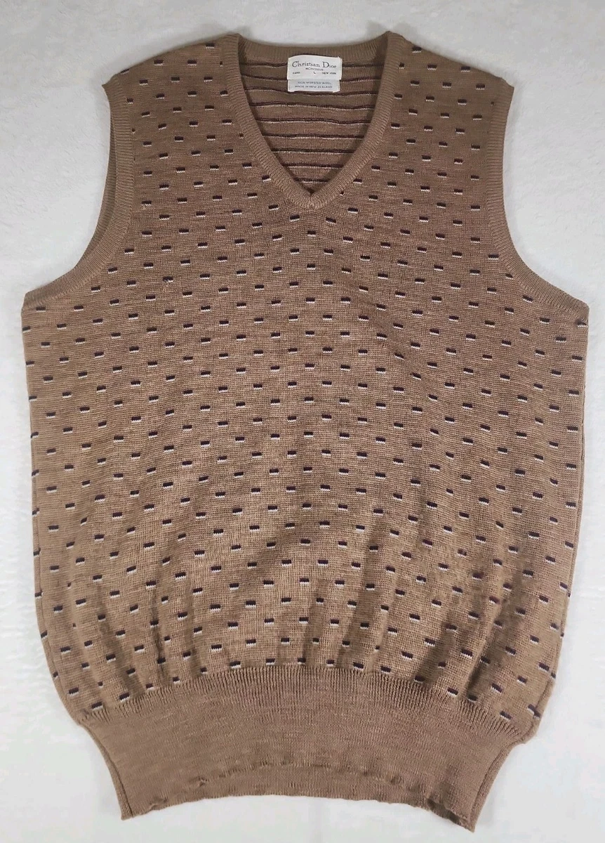 90s Christian Dior 高級プレタポルテライン Knit Vest 90s Christian Dior 高級プレタポルテライン Knit Vest Christian dior