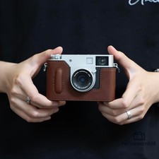 Genuine Leather Half Case For Fjifilm X Half Camera Cover Insert SHELV Handmade