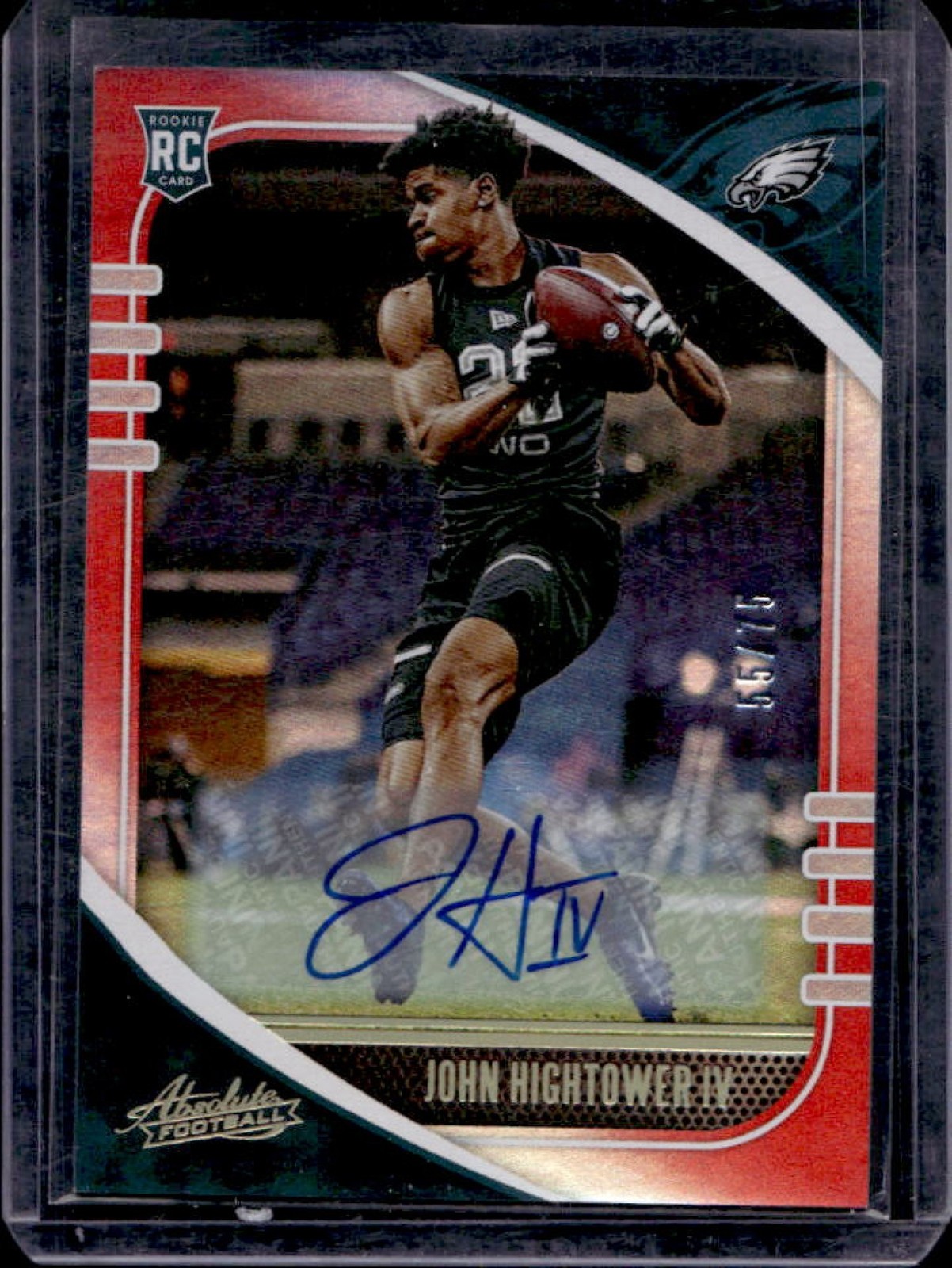 John Hightower Panini Absolute #160 Signature-Orange Mosaic