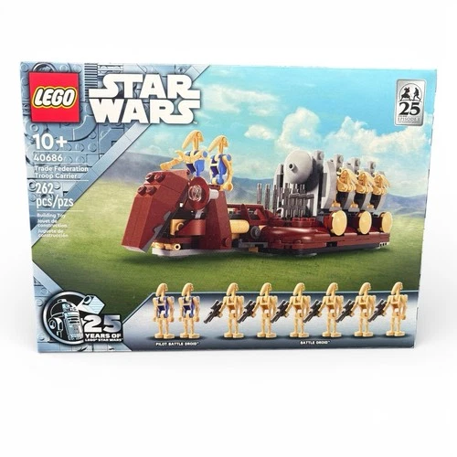 LEGO Star Wars 40686 Trade Federation Troop Carrier 🚀 25th Anniv Sealed