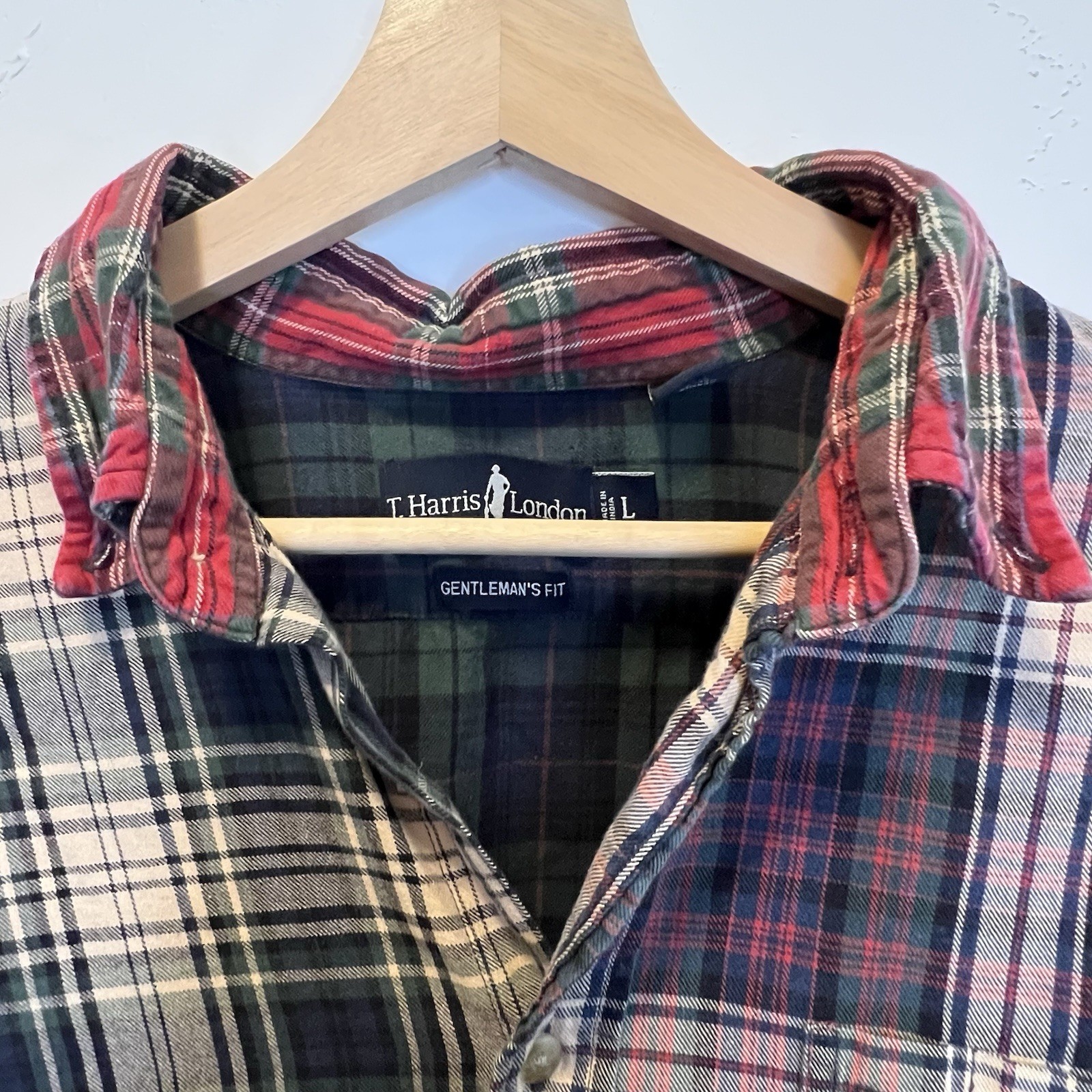 Patchwork Plaid Button Up – Needles Inspired – Si… - image 2