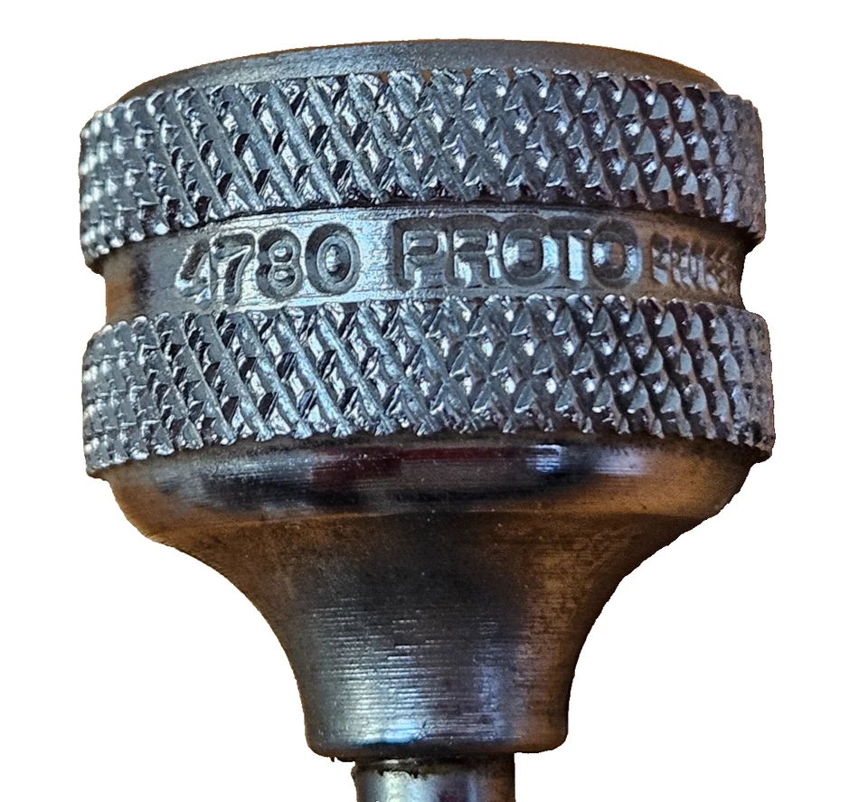 J4780 Proto 1/4" Toma de accionamiento Mango de velocidad Nuevo de Lote Antiguo EE. UU. Cromado 15-7/8" Foto 4 de 4