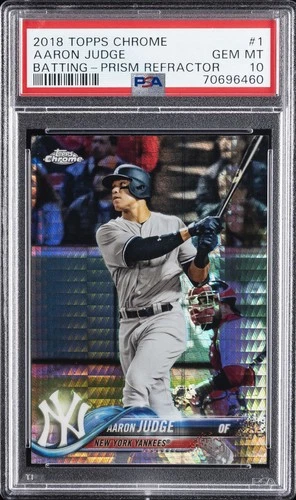 Aaron Judge 2018 Topps Chrome Aaron Judge #1 Refractor