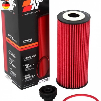 K&N Ölfilter - High Performance-Series kompatibel mit BMW, Mini (HP-7039), 