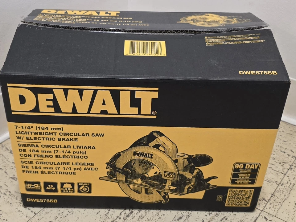 DEWALT DWE575 15A Circular Saw, Corded, 7-1/4 In., Lightweight - Image 3 of 4