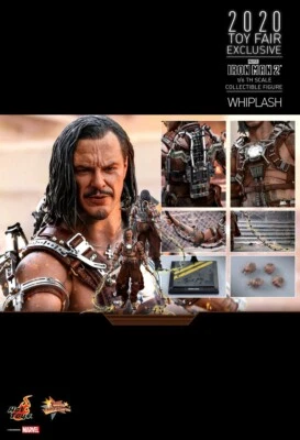 FIGURINE DE COLLECTION HOT TOYS MMS569 IRON MAN 2 WHIPLASH ÉCHELLE 1/6ème - Photo 1/4