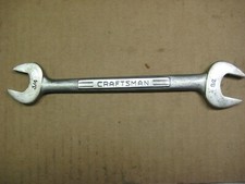 Vintage Craftsman Open End 3/4 & 7/8 V Series Wrench Made In USA