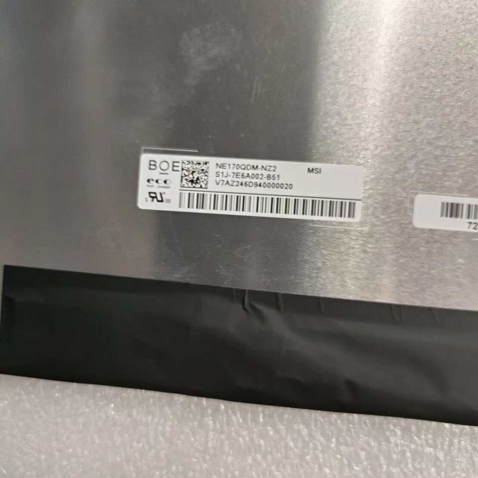 240Hz 2.5K 17.0'' WQXGA Laptop lcd screen NE170QDM-NZ2  S1J-7E6A002-B51 40PIN - Image 3 of 4