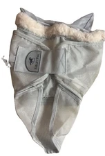 SmartPak Deluxe Fly Mask Silver Cob