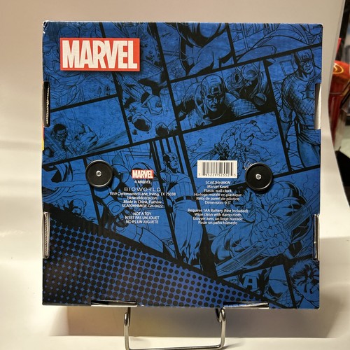 🔥Marvel Avengers Kawaii Wall Clock Red Frame 9.5” - Picture 4 of 7