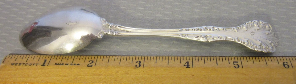 Cuchara de recuerdo Liberty Bell Philadelphia de plata esterlina Alvin 1900 florentina Foto 4 de 4