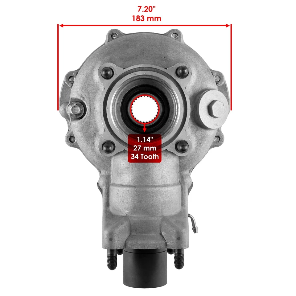 Complete Rear Differential Axle for Honda TRX450 S Foreman 450 4X4 S 1998-2001 - Image 2 of 4
