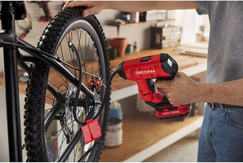 CRAFTSMAN V20 Cordless Tire Inflator Bare Tool Only with Digital Pressure Gauge - Picture 8 of 12