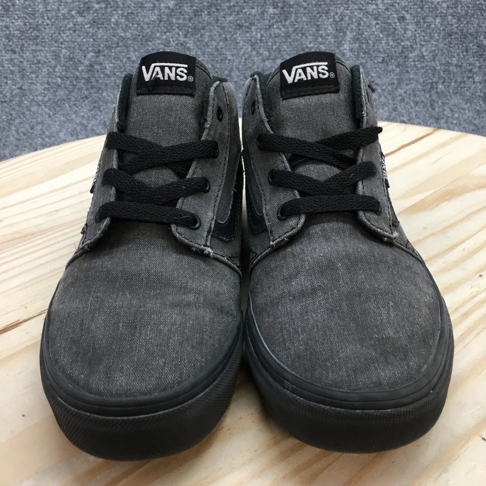 Tênis Vans Shoes Youth 4 Old Skool cinza lona com cadarço conforto médio 721356 - Imagem 4 de 4