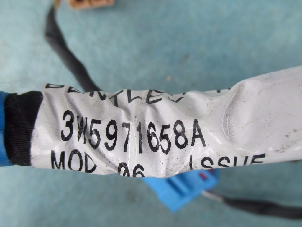 Bentley Flying Spur right rear door wire harness used 