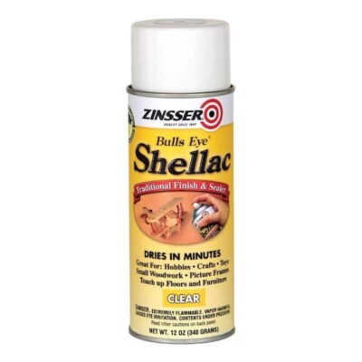 NEW 12 oz. Clear Finish Shellac Spray